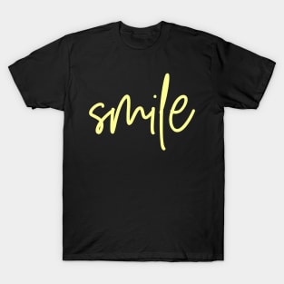 Smile - Yellow T-Shirt